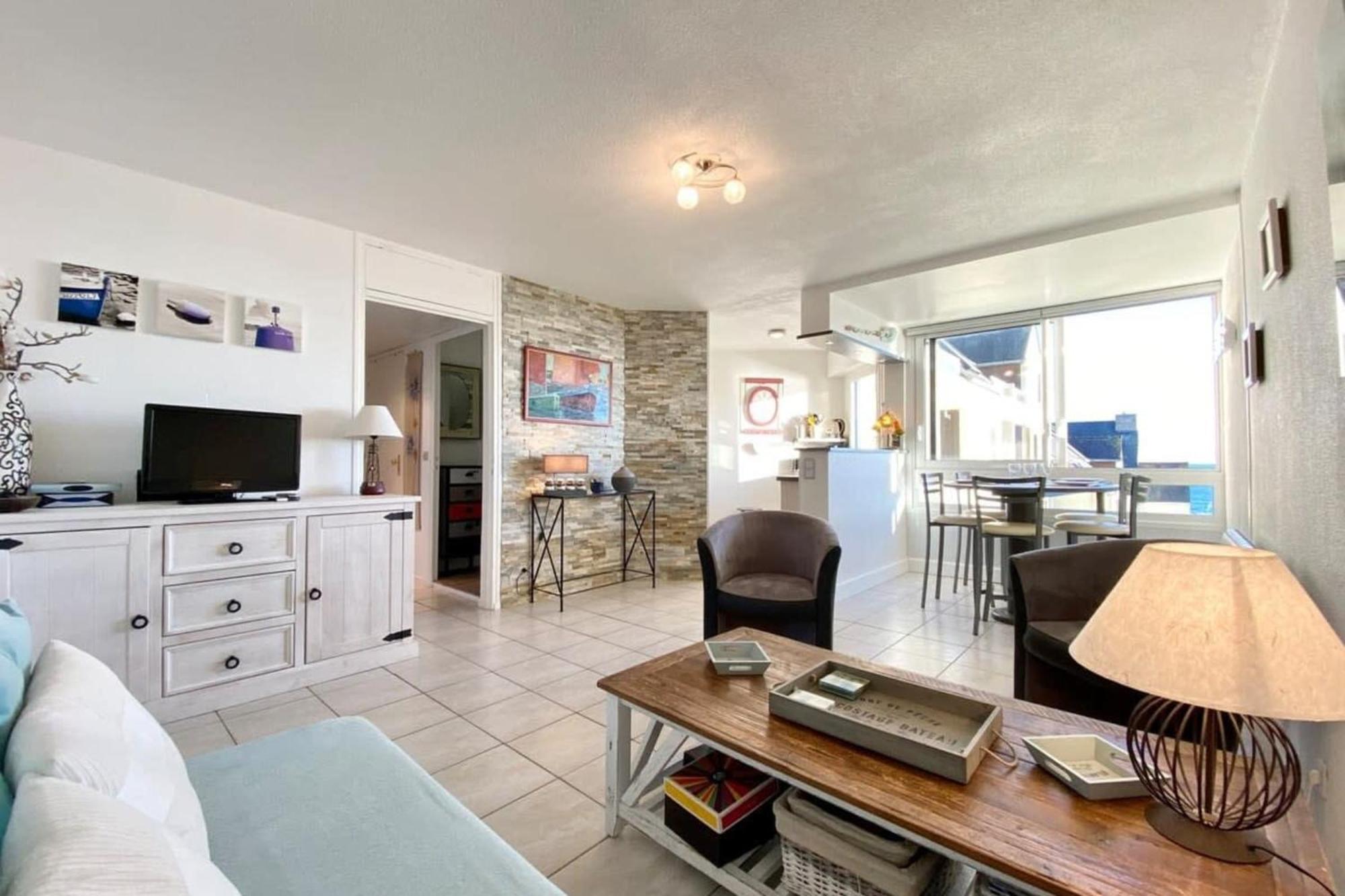 Superbe T3 Cosy Vue Mer 180 Ploemeur Exterior foto