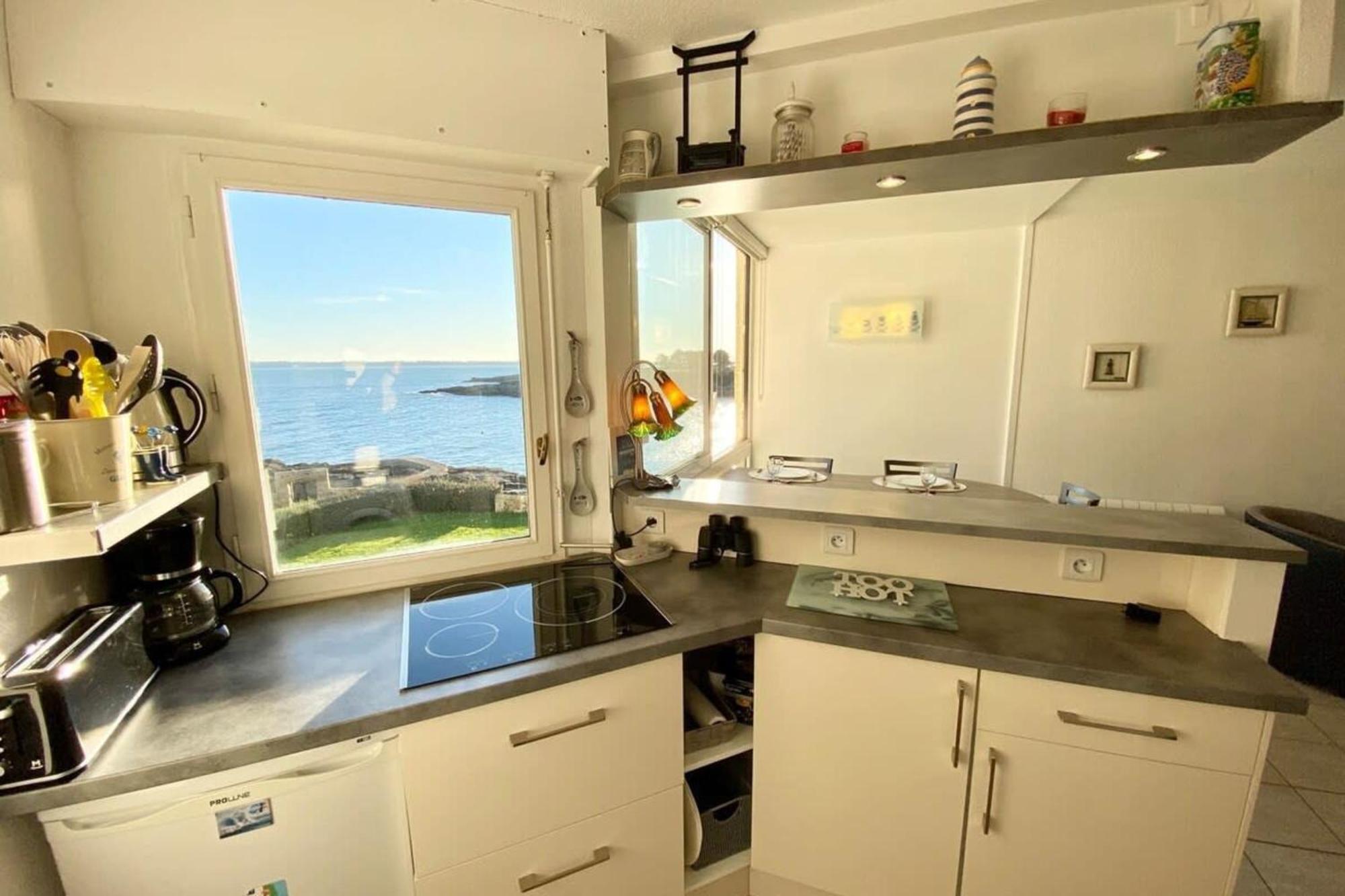 Superbe T3 Cosy Vue Mer 180 Ploemeur Exterior foto